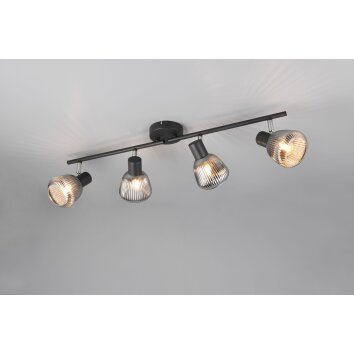 Trio lights Tarifa ceiling spotlight black, 4-light sources