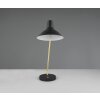 Trio lights Traveller table lamp black-gold, 1-light source