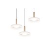 Trio lights Celeste pendant light LED brown, 1-light source