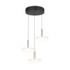 Trio lights Celeste pendant light LED brown, 1-light source