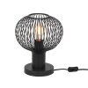 Trio lights Gila table lamp black, 1-light source