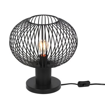 Trio lights Gila table lamp black, 1-light source