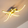 Kelowna ceiling light LED matt nickel, 1-light source