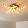 Kelowna ceiling light LED matt nickel, 1-light source