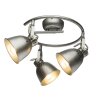 Globo HERNAN ceiling spotlight grey, silver, 3-light sources