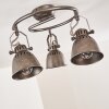 NANLIA Ceiling light grey, silver, 3-light sources