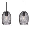 Globo DOPS Pendant Light black, 4-light sources