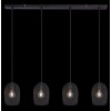 Globo DOPS Pendant Light black, 4-light sources