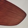 Follseland ceiling fan brown, Wood like finish, black