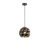 Wofi-Leuchten JUBA Pendant Light black, 1-light source