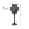 Reimonde table lamp brown, black, 1-light source