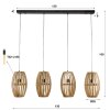 Laceiras pendant light Ecru, 4-light sources