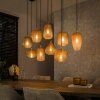 Escusa pendant light anthracite, 9-light sources