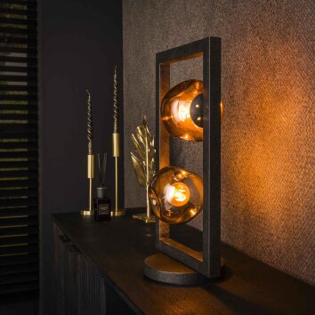 Stellar table lamp anthracite, 2-light sources