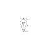 Osram lights E27 5.9 Watt warm-white 600 Lumen