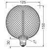 Osram lights E27 3.5 Watt warm-white dimmable 150 Lumen