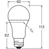 Osram lights E27 10 Watt warm-white 1055 Lumen