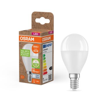 Osram lights E14 7.5 Watt neutral white 806 Lumen