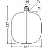 Osram lights E27 4.8 Watt warm-white dimmable 100 Lumen