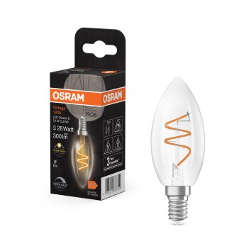 Osram lights E14 3.1 Watt warm-white dimmable 300 Lumen