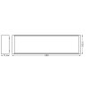 Ledvance Lights LINE wall and ceiling light LED white, 1-light source, Remote control