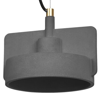 Ledvance Lights DECOR wall and ceiling light grey, 1-light source