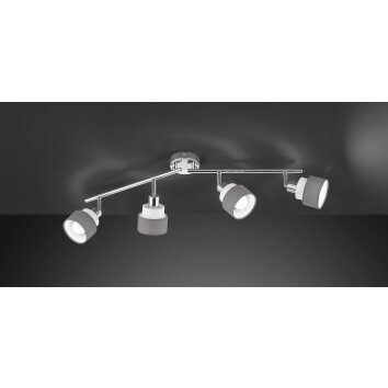 Wofi-Leuchten NAPLES Ceiling Light chrome, 4-light sources