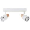 Brilliant lights Pini ceiling spotlight white, 2-light sources