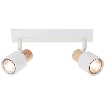 Brilliant lights Pini ceiling spotlight white, 2-light sources