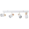 Brilliant lights Pini ceiling spotlight white, 4-light sources