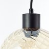 Brilliant lights Casto pendant light black, 1-light source