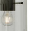 Brilliant lights Riffelini pendant light black, 3-light sources