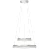 Brilliant lights Aurora pendant light LED silver, 1-light source, Remote control