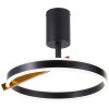 Brilliant lights Merida ceiling light LED black, 1-light source, Remote control