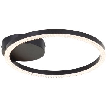 Brilliant lights Aurelia ceiling light LED black, 1-light source