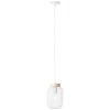 Brilliant lights Giada pendant light white, 1-light source