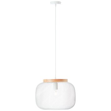 Brilliant lights Giada pendant light white, 1-light source