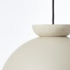 Brilliant lights Nalam pendant light beige, 1-light source