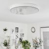 Mentque Ceiling Light LED white, 1-light source