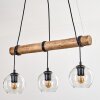 Koyoto hanging light, globe light, pendant light Ecru, black, 3-light sources