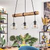 Koyoto hanging light, globe light, pendant light Ecru, black, 3-light sources