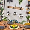 Koyoto hanging light, globe light, pendant light Ecru, black, 3-light sources