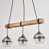 Koyoto hanging light, globe light, pendant light Ecru, black, 3-light sources