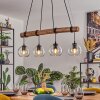 Koyoto hanging light, globe light, pendant light Ecru, black, 4-light sources