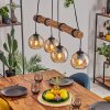 Koyoto hanging light, globe light, pendant light Ecru, black, 4-light sources