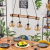 Koyoto hanging light, globe light, pendant light Ecru, black, 4-light sources