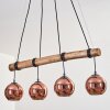 Koyoto hanging light, globe light, pendant light Ecru, black, 4-light sources