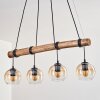 Koyoto hanging light, globe light, pendant light Ecru, black, 4-light sources