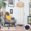 Cavaca floor lamp Ecru, black, 1-light source