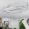 Sezures ceiling light LED white, 1-light source, Remote control